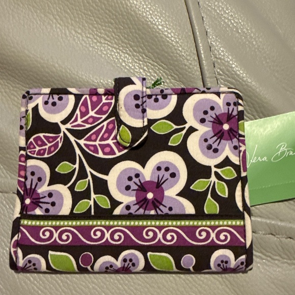 Vera Bradley plum petals passport cover - Picture 2 of 4